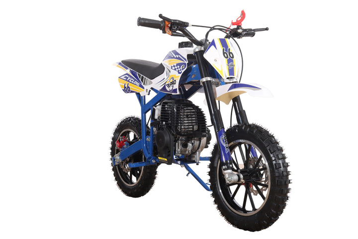 Free Shipping! X-PRO Cyclone 40cc Mini Dirt Bike With Hand Pull Start! Chain Drive, Disc Brakes!