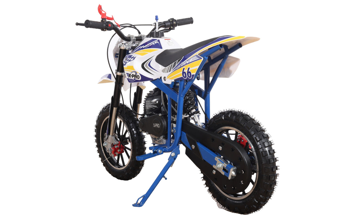 Free Shipping! X-PRO Cyclone 40cc Mini Dirt Bike With Hand Pull Start! Chain Drive, Disc Brakes!