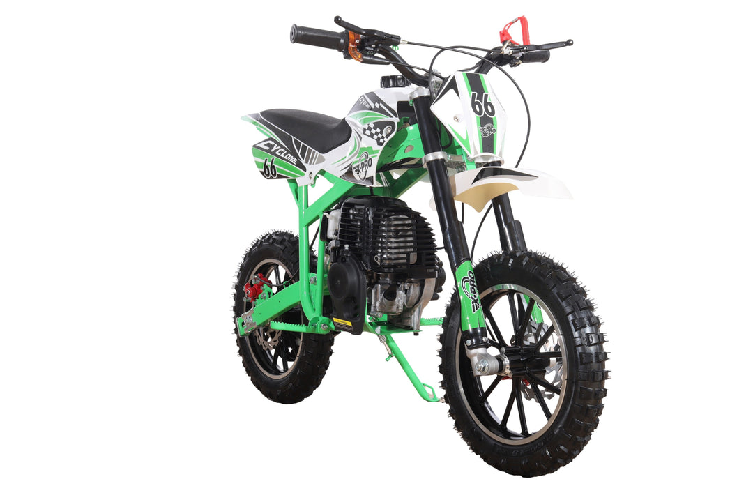 Free Shipping! X-PRO Cyclone 40cc Mini Dirt Bike With Hand Pull Start! Chain Drive, Disc Brakes!