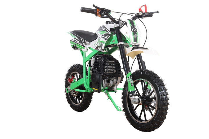 Free Shipping! X-PRO Cyclone 40cc Mini Dirt Bike With Hand Pull Start! Chain Drive, Disc Brakes!