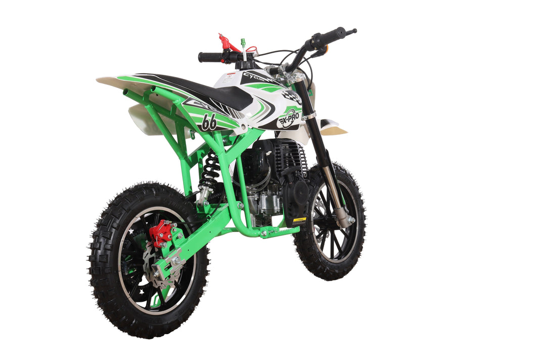 Free Shipping! X-PRO Cyclone 40cc Mini Dirt Bike With Hand Pull Start! Chain Drive, Disc Brakes!