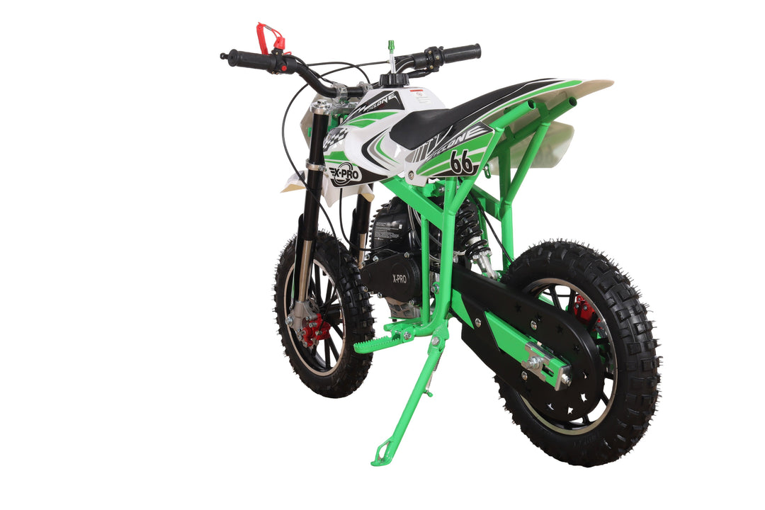 Free Shipping! X-PRO Cyclone 40cc Mini Dirt Bike With Hand Pull Start! Chain Drive, Disc Brakes!