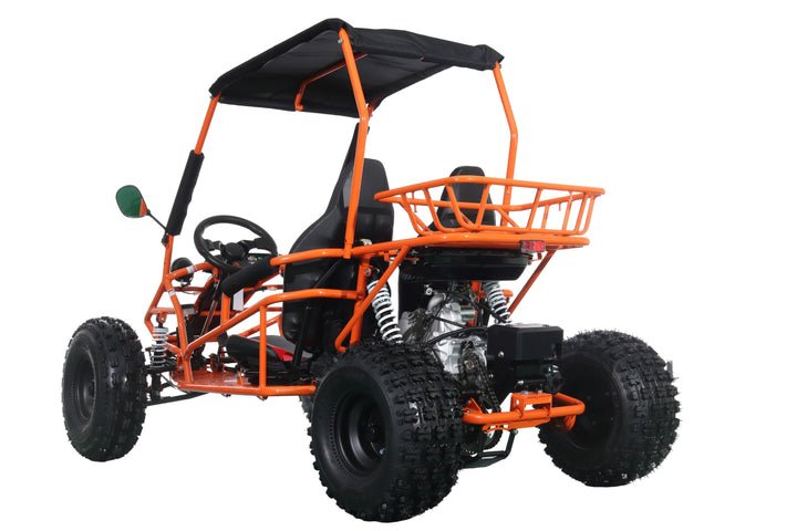 Free Shipping! X-PRO Rover 150 Go Kart with 3-Speed Semi-Automatic Transmission w/Reverse, LED Headlights, Big 19in/18in Wheels!