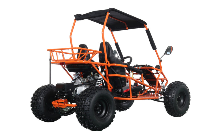 Free Shipping! X-PRO Rover 150 Go Kart with 3-Speed Semi-Automatic Transmission w/Reverse, LED Headlights, Big 19in/18in Wheels!