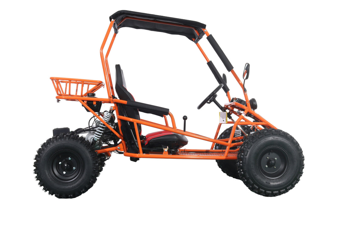 Free Shipping! X-PRO Rover 150 Go Kart with 3-Speed Semi-Automatic Transmission w/Reverse, LED Headlights, Big 19in/18in Wheels!