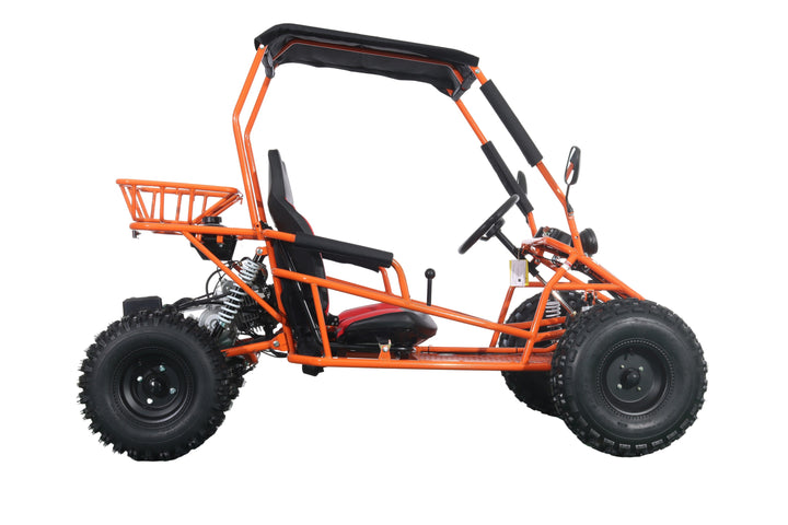 Free Shipping! X-PRO Rover 150 Go Kart with 3-Speed Semi-Automatic Transmission w/Reverse, LED Headlights, Big 19in/18in Wheels!