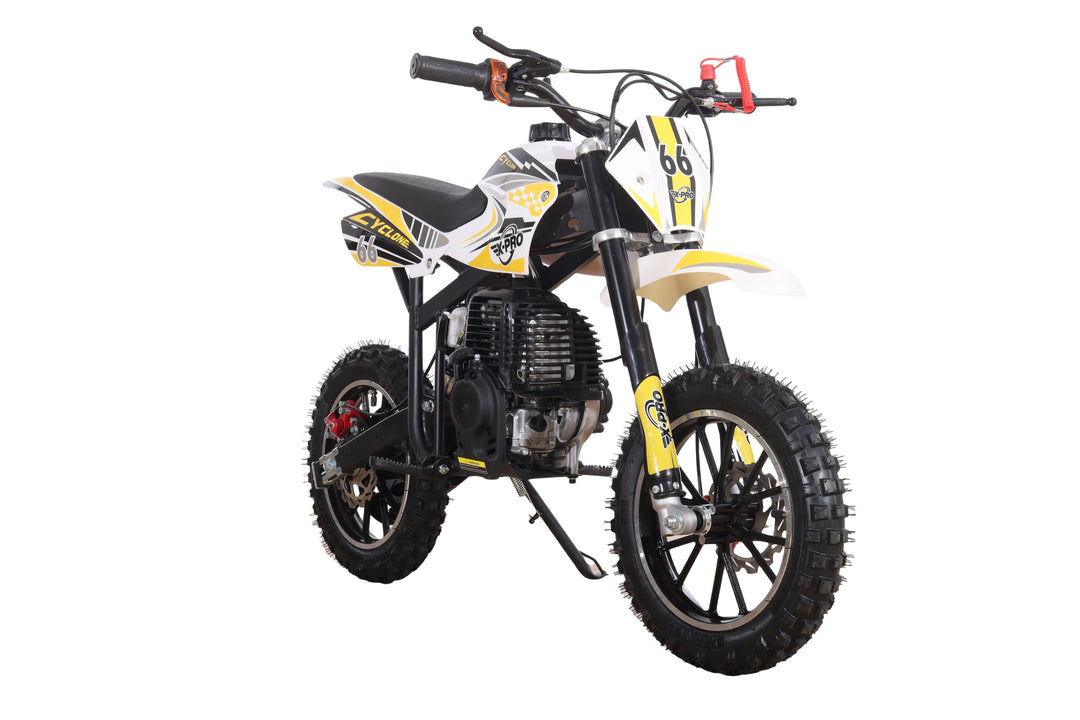 Free Shipping! X-PRO Cyclone 40cc Mini Dirt Bike With Hand Pull Start! Chain Drive, Disc Brakes!