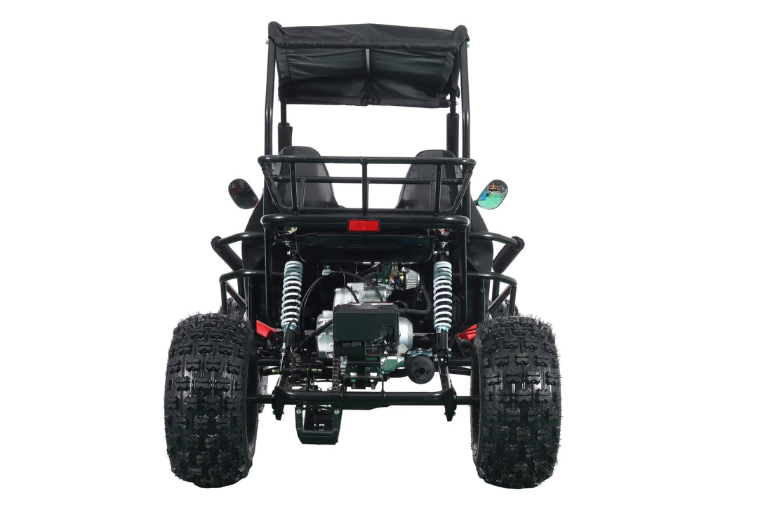 Free Shipping! X-PRO Rover 150 Go Kart with 3-Speed Semi-Automatic Transmission w/Reverse, LED Headlights, Big 19in/18in Wheels!