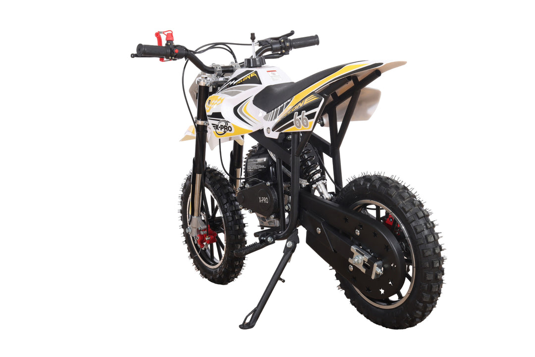 Free Shipping! X-PRO Cyclone 40cc Mini Dirt Bike With Hand Pull Start! Chain Drive, Disc Brakes!