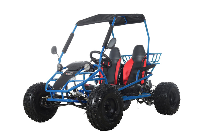 Free Shipping! X-PRO Rover 150 Go Kart with 3-Speed Semi-Automatic Transmission w/Reverse, LED Headlights, Big 19in/18in Wheels!