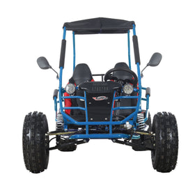 Free Shipping! X-PRO Rover 150 Go Kart with 3-Speed Semi-Automatic Transmission w/Reverse, LED Headlights, Big 19"/18" Wheels!