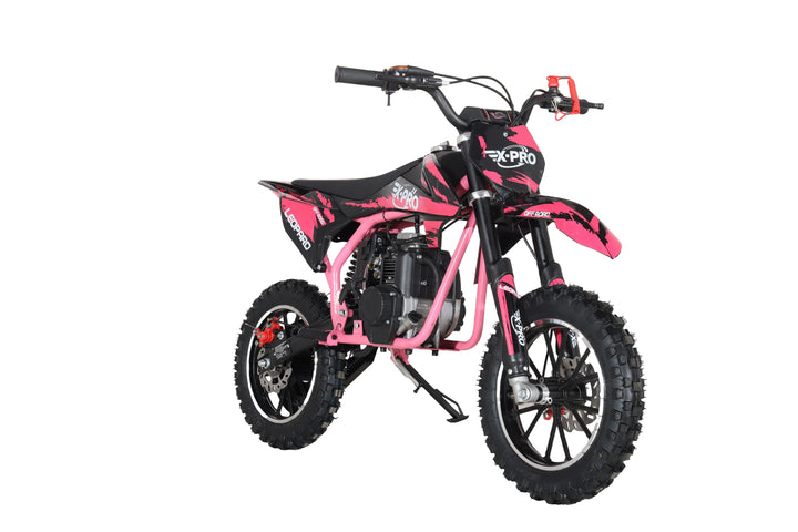 Free Shipping!X-PRO Leopard Mini Dirt Bike, Gas Power 4 Stroke Dirt Bike! 40CC Pit Bike, Pull Start, 10" Wheels!