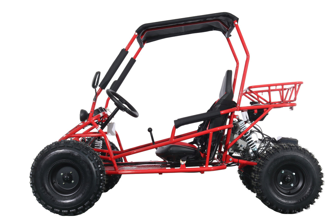 Free Shipping! X-PRO Rover 150 Go Kart with 3-Speed Semi-Automatic Transmission w/Reverse, LED Headlights, Big 19in/18in Wheels!
