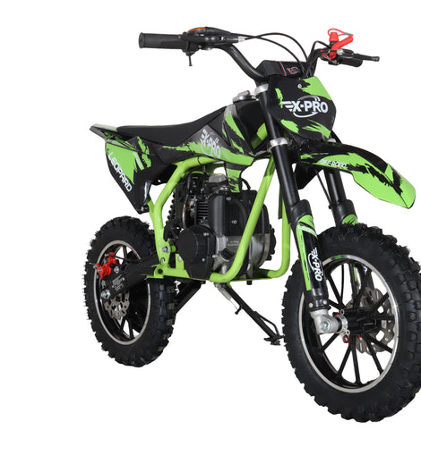 Free Shipping! X-PRO Leopard Mini Dirt Bike, Gas Power 4 Stroke