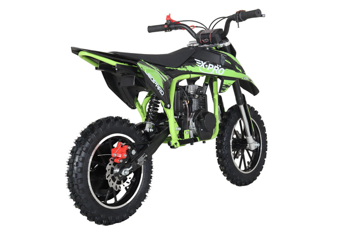 Free Shipping!X-PRO Leopard Mini Dirt Bike, Gas Power 4 Stroke Dirt Bike! 40CC Pit Bike, Pull Start, 10" Wheels!