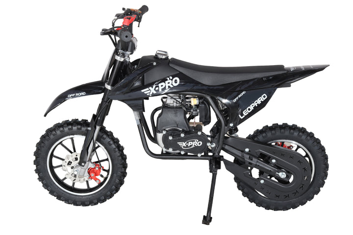 Free Shipping! X-PRO Leopard Mini Dirt Bike, Gas Power 4 Stroke Dirt Bike! 40CC Pit Bike, Pull Start, 10in Wheels!