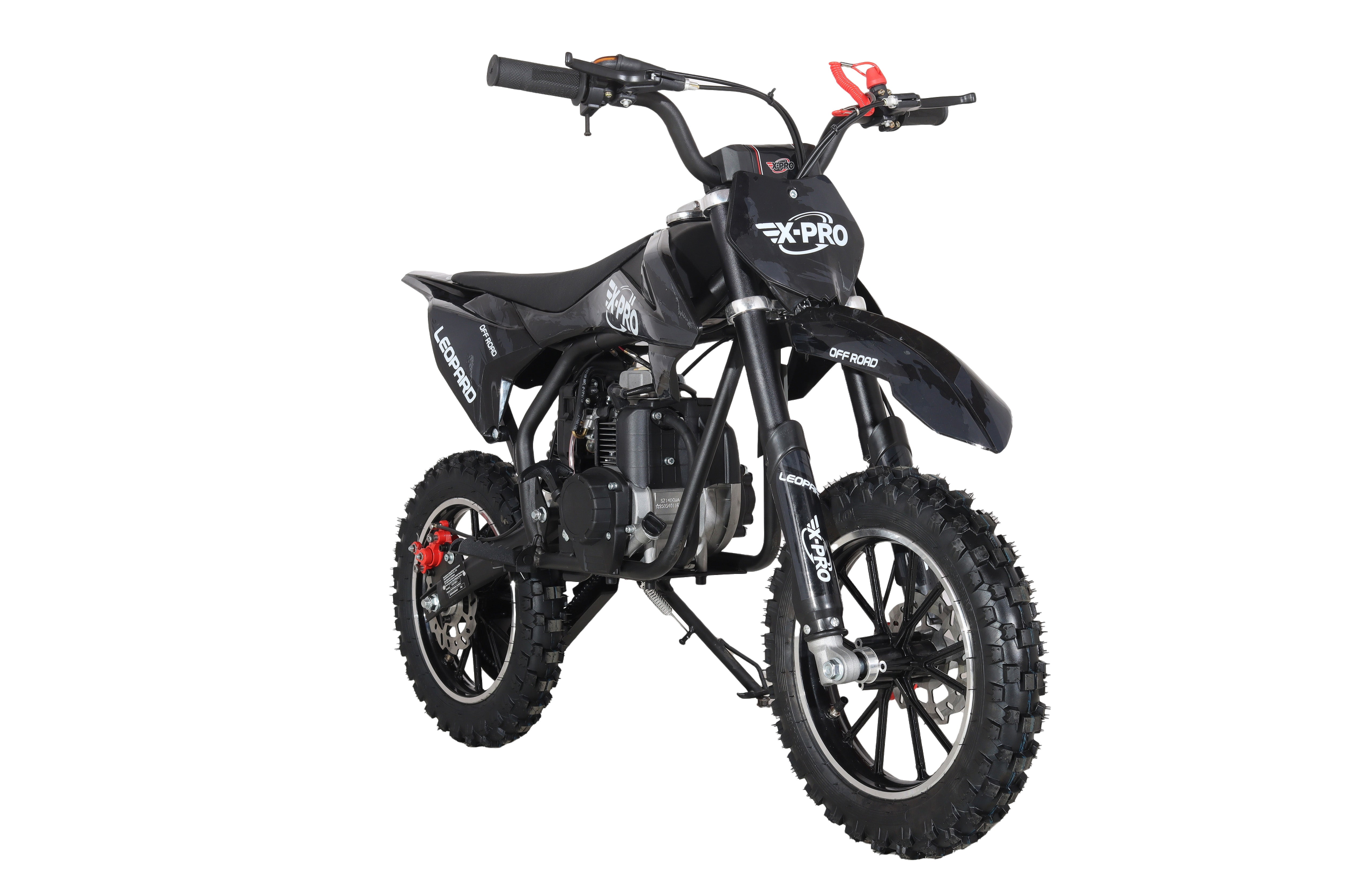 Free Shipping! X-PRO Leopard Mini Dirt Bike, Gas Power 4 Stroke