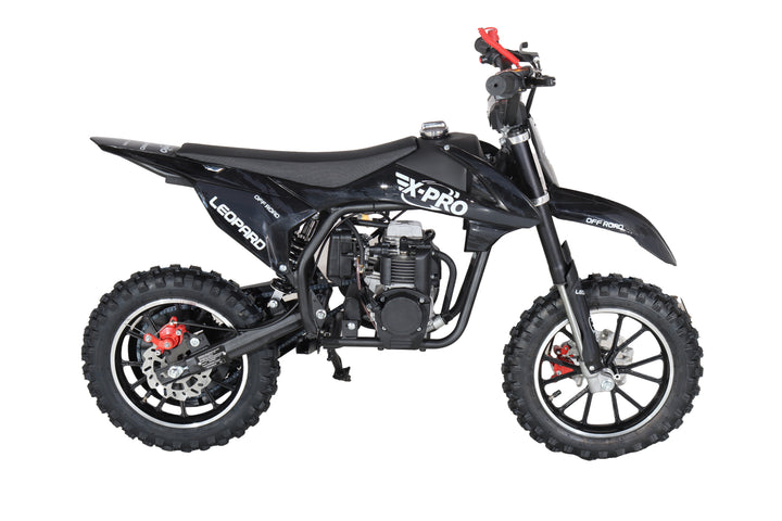 Free Shipping! X-PRO Leopard Mini Dirt Bike, Gas Power 4 Stroke Dirt Bike! 40CC Pit Bike, Pull Start, 10in Wheels!