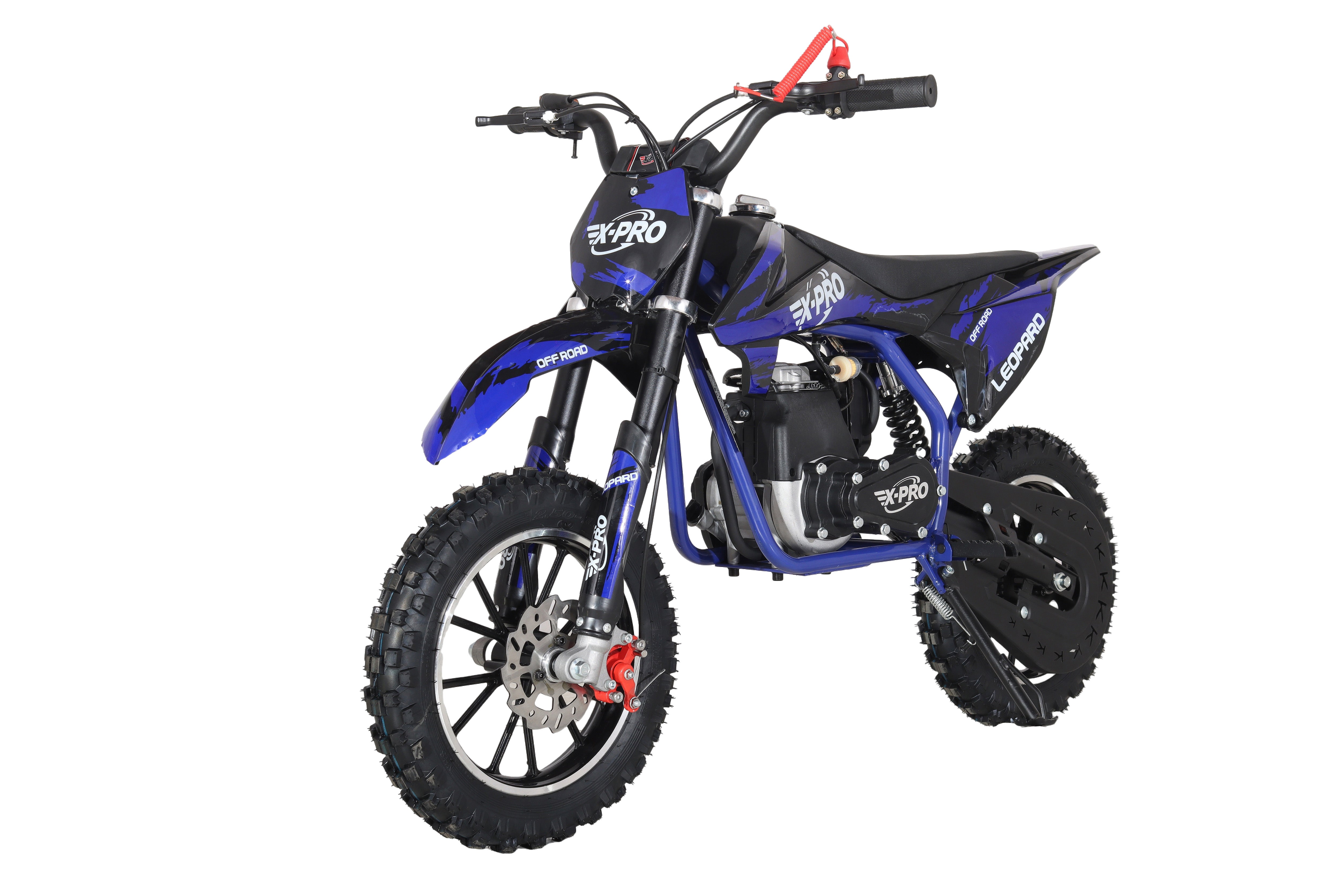 Free Shipping! X-PRO Leopard Mini Dirt Bike, Gas Power 4 Stroke