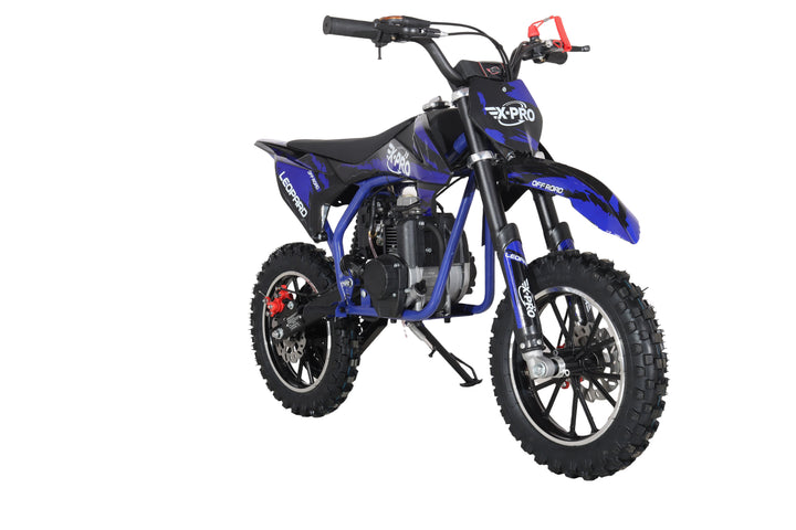Free Shipping!X-PRO Leopard Mini Dirt Bike, Gas Power 4 Stroke Dirt Bike! 40CC Pit Bike, Pull Start, 10" Wheels!