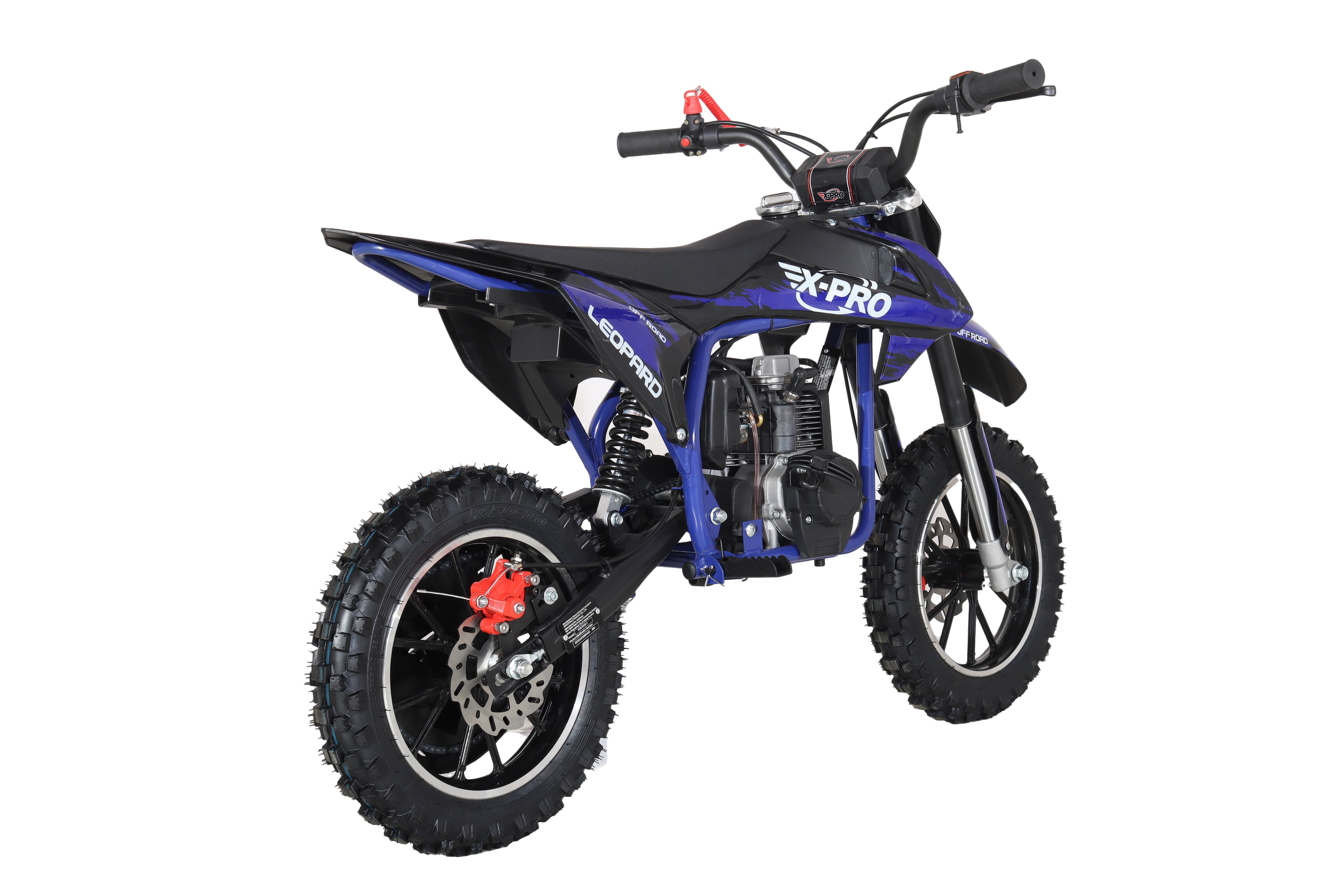Free Shipping! X-PRO Leopard Mini Dirt Bike, Gas Power 4 Stroke