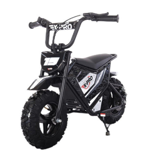 Free Shipping! X-PRO XP250E 250W 24V Electric Dirt Bike with Chain Drive! 6.5in Wheels! Rear Disc Brakes!