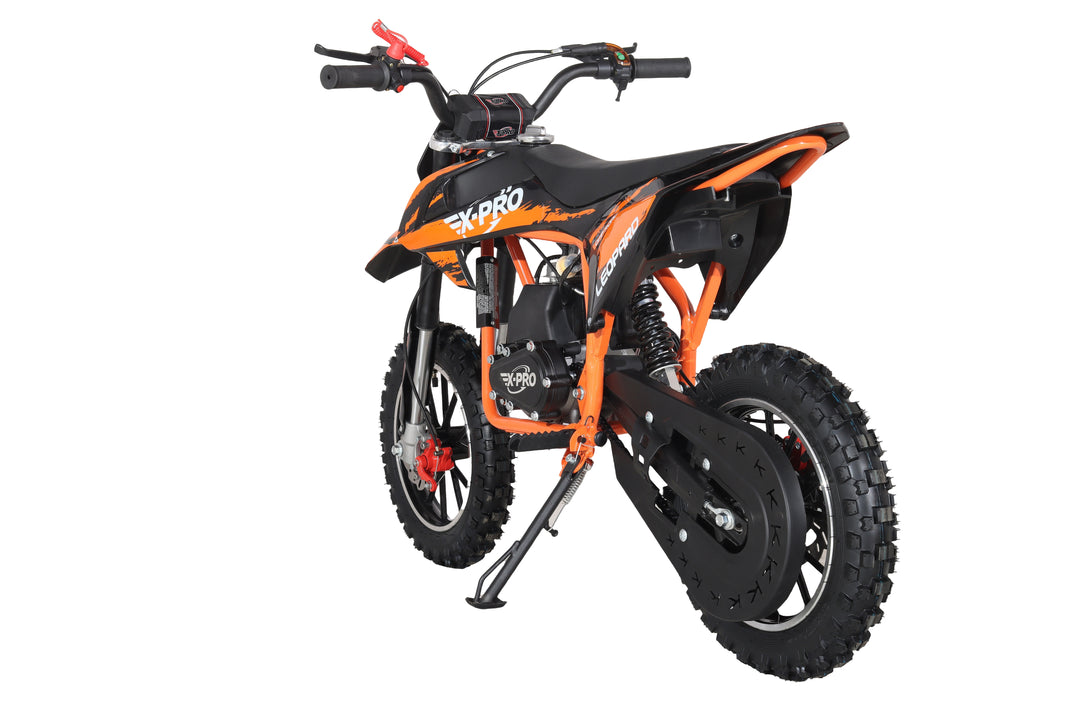Free Shipping!X-PRO Leopard Mini Dirt Bike, Gas Power 4 Stroke Dirt Bike! 40CC Pit Bike, Pull Start, 10" Wheels!