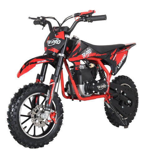 Free Shipping!X-PRO Leopard Mini Dirt Bike, Gas Power 4 Stroke Dirt Bike! 40CC Pit Bike, Pull Start, 10