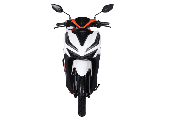 Free Shipping! X-PRO Capri 150cc Moped Scooter with 14in Aluminum Wheels, Electric/Kick Start! Large LED Lights!