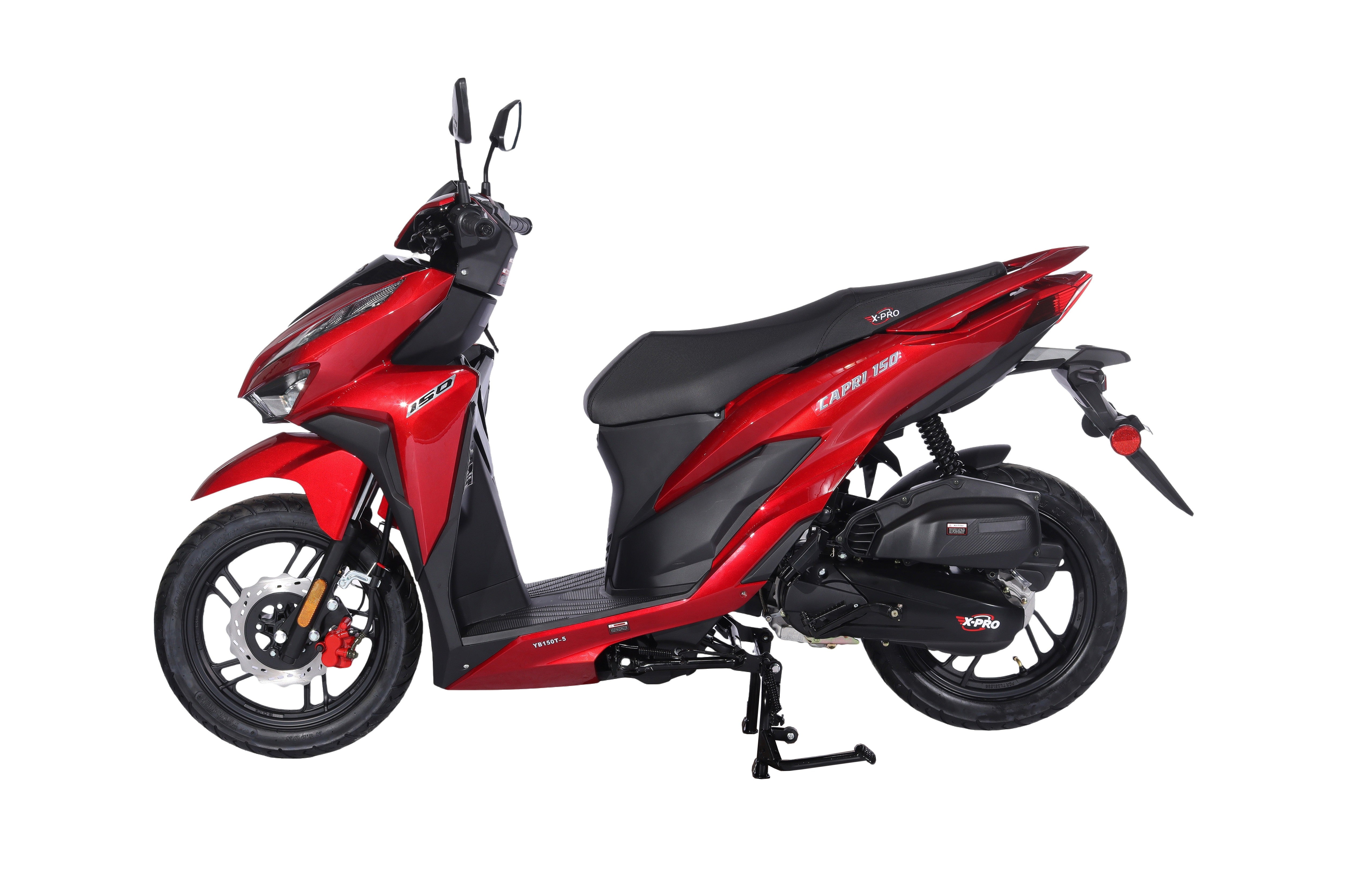 Free Shipping! X-PRO Capri 150cc Moped Scooter with 14in Aluminum