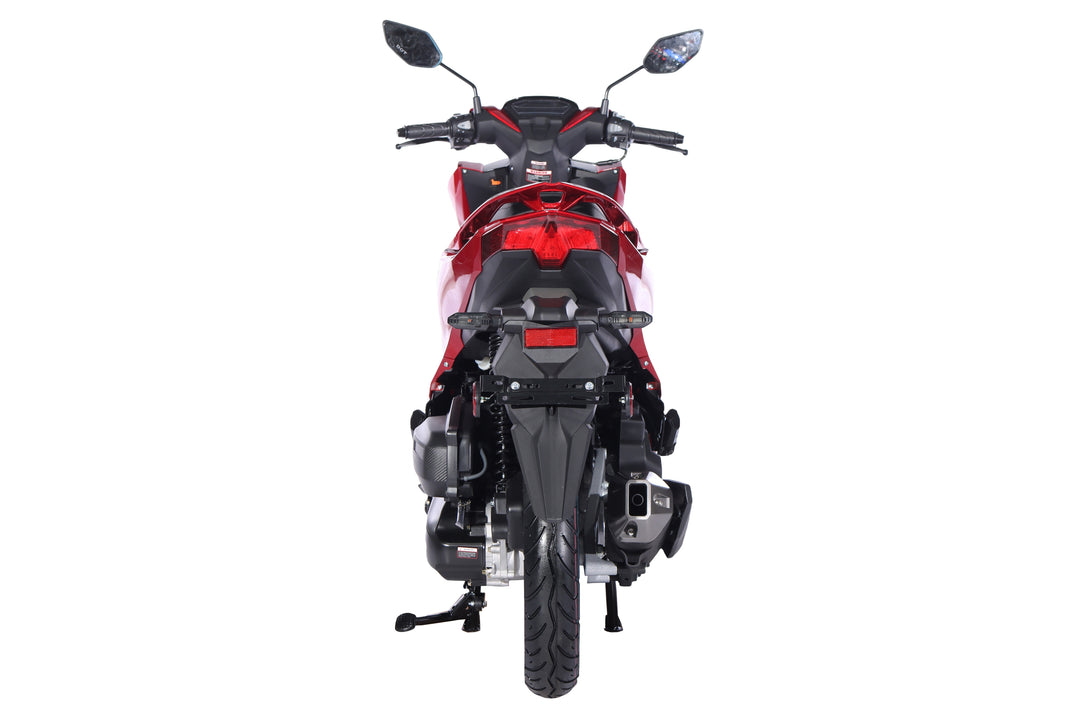 Free Shipping! X-PRO Capri 150cc Moped Scooter with 14in Aluminum Wheels, Electric/Kick Start! Large LED Lights!