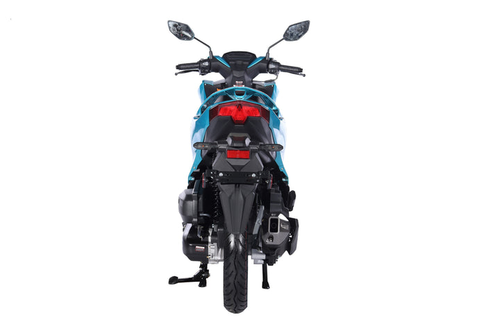 Free Shipping! X-PRO Capri 150cc Moped Scooter with 14in Aluminum Wheels, Electric/Kick Start! Large LED Lights!