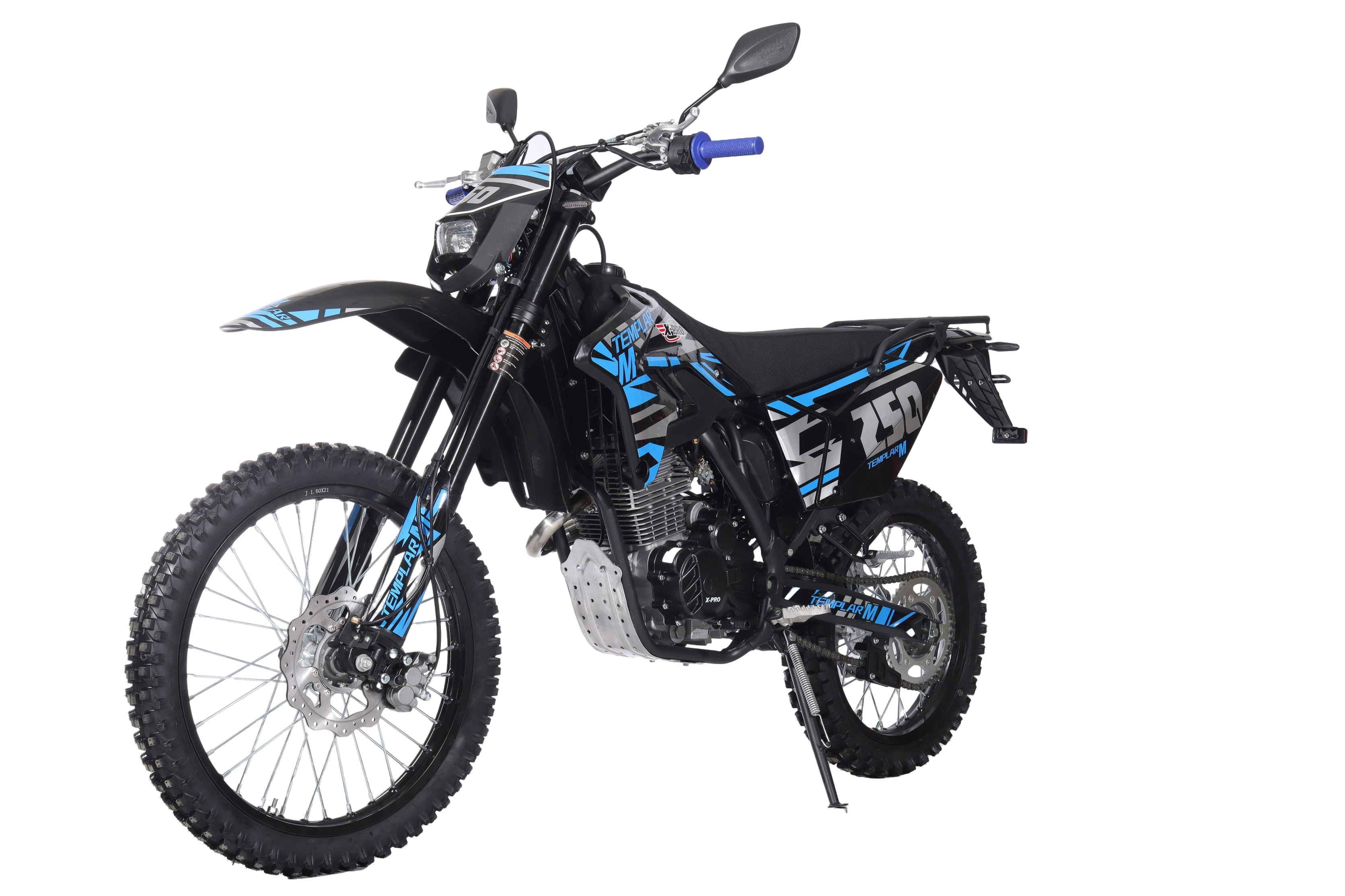 Free Shipping! TEMPLAR M 250cc Dirt Bike with All Lights and 5
