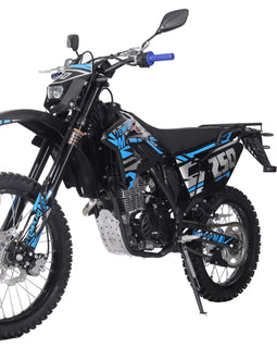 Free Shipping! TEMPLAR M 250cc Dirt Bike with All Lights and 5-Speed Manual Transmission,  Electric/Kick Start! Big 21in/18in Wheels! Zongshen Brand Engine!