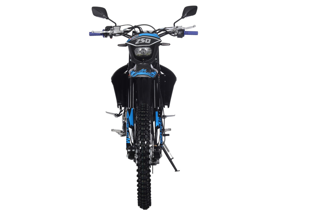 Free Shipping! TEMPLAR M 250cc Dirt Bike with All Lights and 5-Speed Manual Transmission,  Electric/Kick Start! Big 21in/18in Wheels! Zongshen Brand Engine!