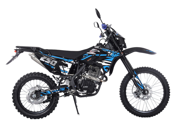 Free Shipping! TEMPLAR M 250cc Dirt Bike with All Lights and 5-Speed Manual Transmission,  Electric/Kick Start! Big 21in/18in Wheels! Zongshen Brand Engine!