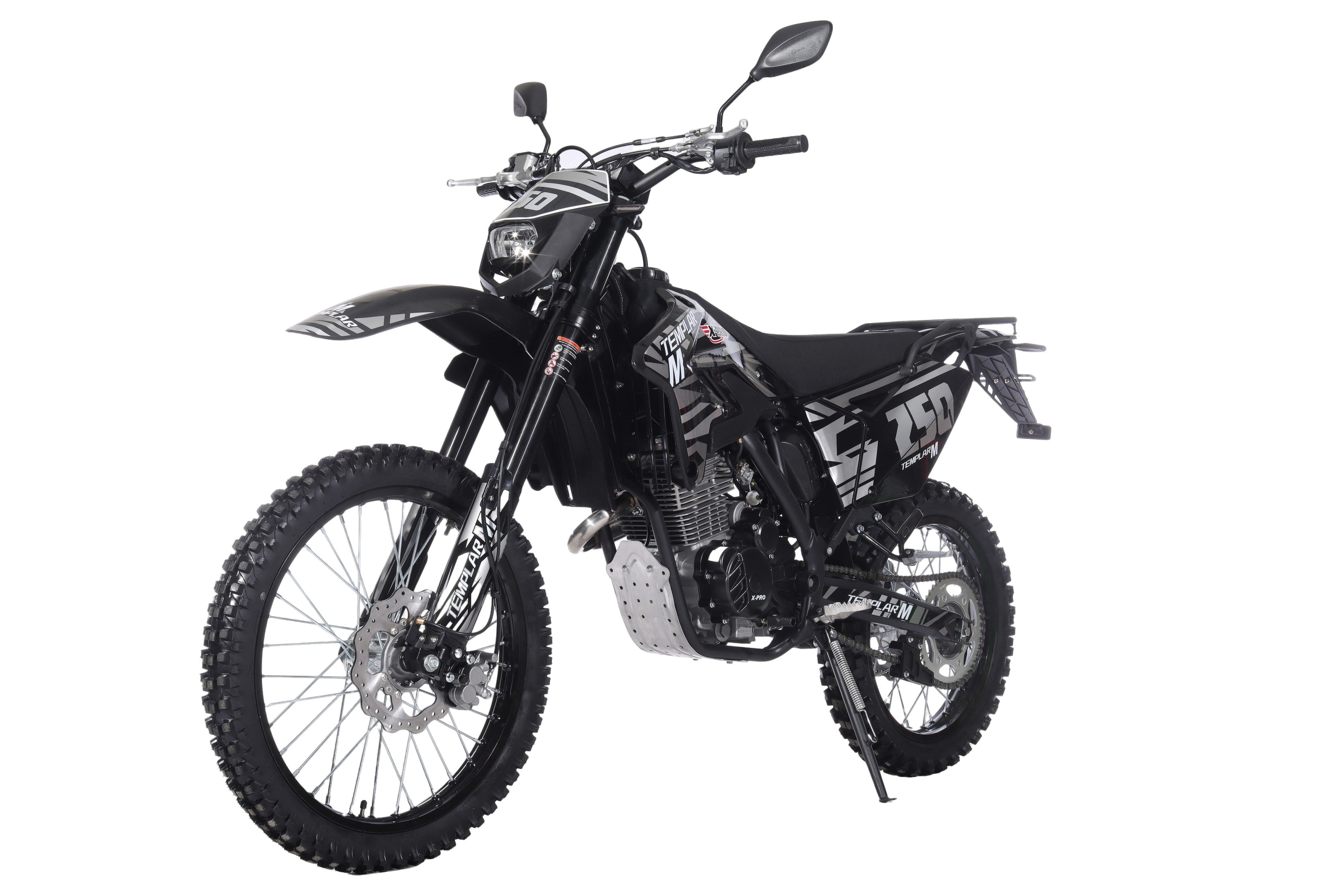 Free Shipping! TEMPLAR M 250cc Dirt Bike with All Lights and 5