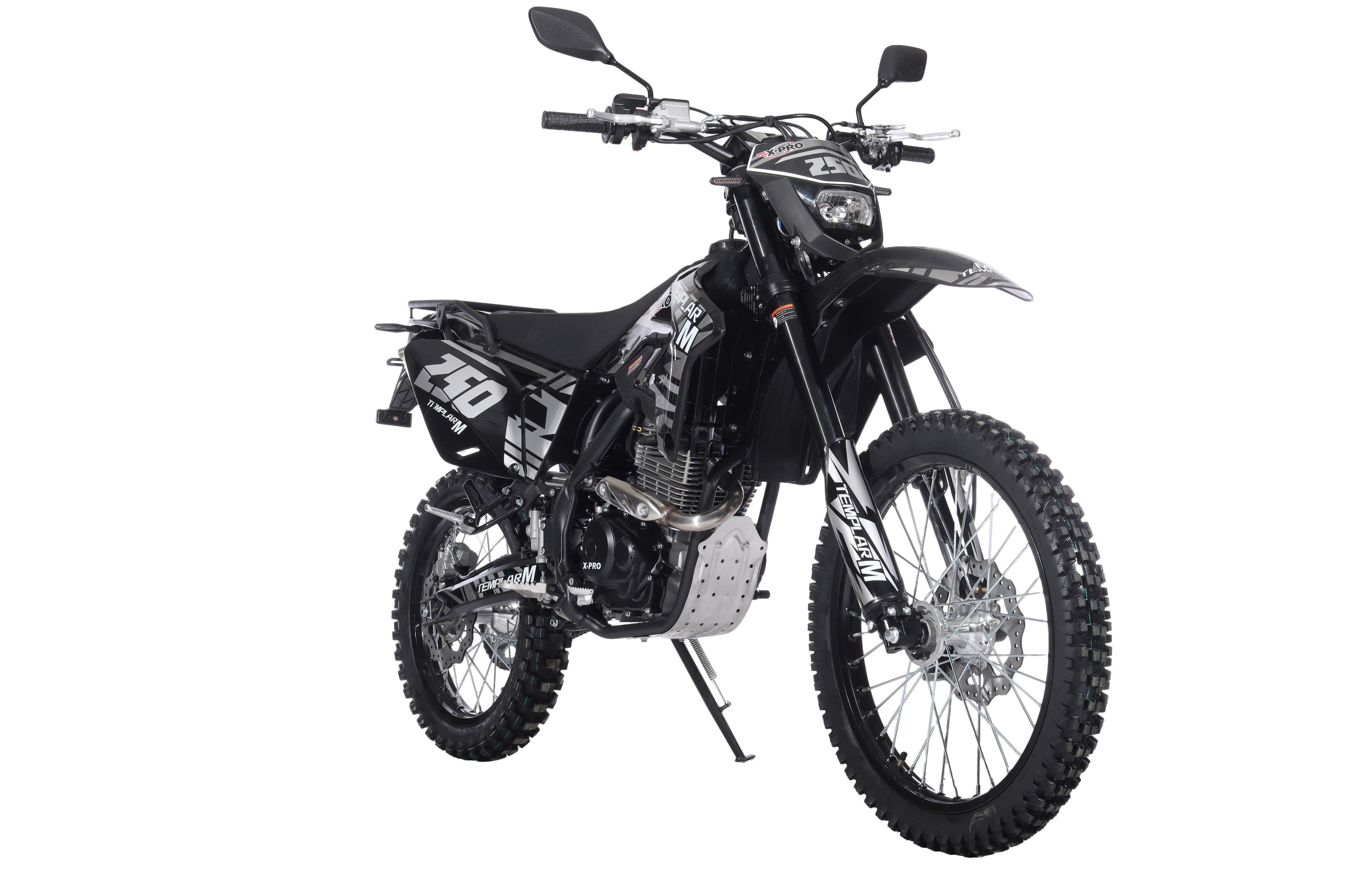 Free Shipping! TEMPLAR M 250cc Dirt Bike with All Lights and 5