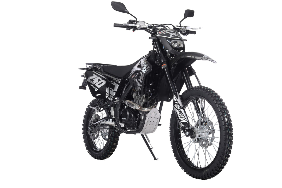 Free Shipping! TEMPLAR M 250cc Dirt Bike with All Lights and 5-Speed Manual Transmission,  Electric/Kick Start! Big 21in/18in Wheels! Zongshen Brand Engine!