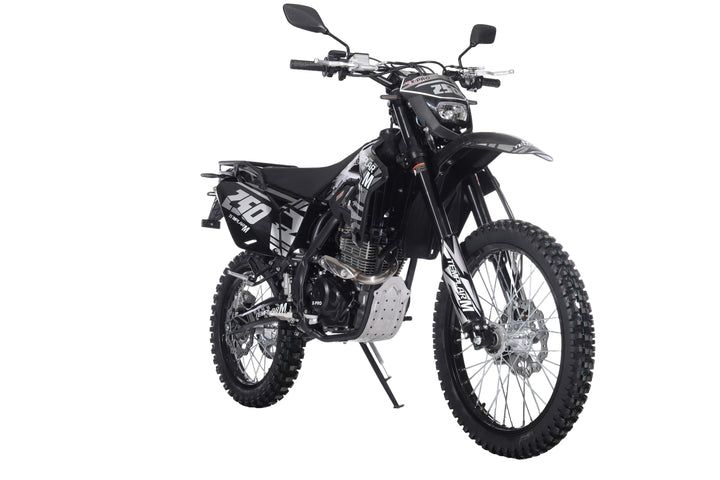 Free Shipping! TEMPLAR M 250cc Dirt Bike with All Lights and 5-Speed Manual Transmission,  Electric/Kick Start! Big 21in/18in Wheels! Zongshen Brand Engine!