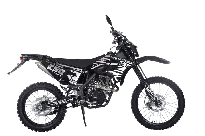 Free Shipping! TEMPLAR M 250cc Dirt Bike with All Lights and 5-Speed Manual Transmission,  Electric/Kick Start! Big 21in/18in Wheels! Zongshen Brand Engine!