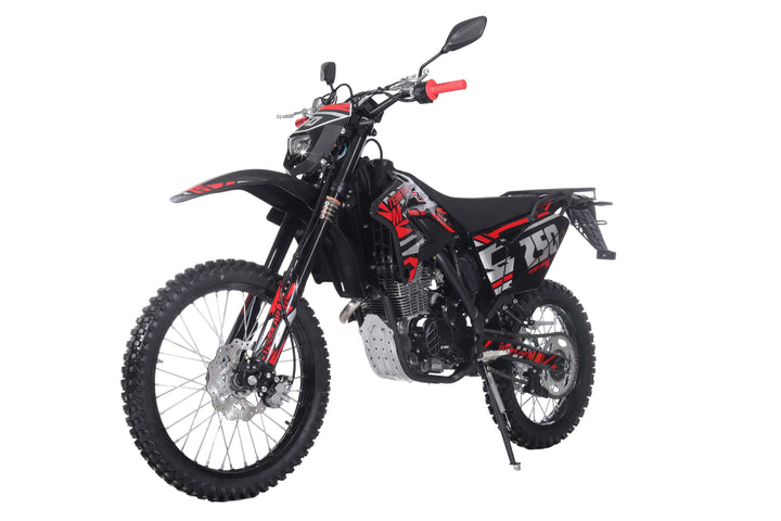 Free Shipping! TEMPLAR M 250cc Dirt Bike with All Lights and 5-Speed M – XProUSA