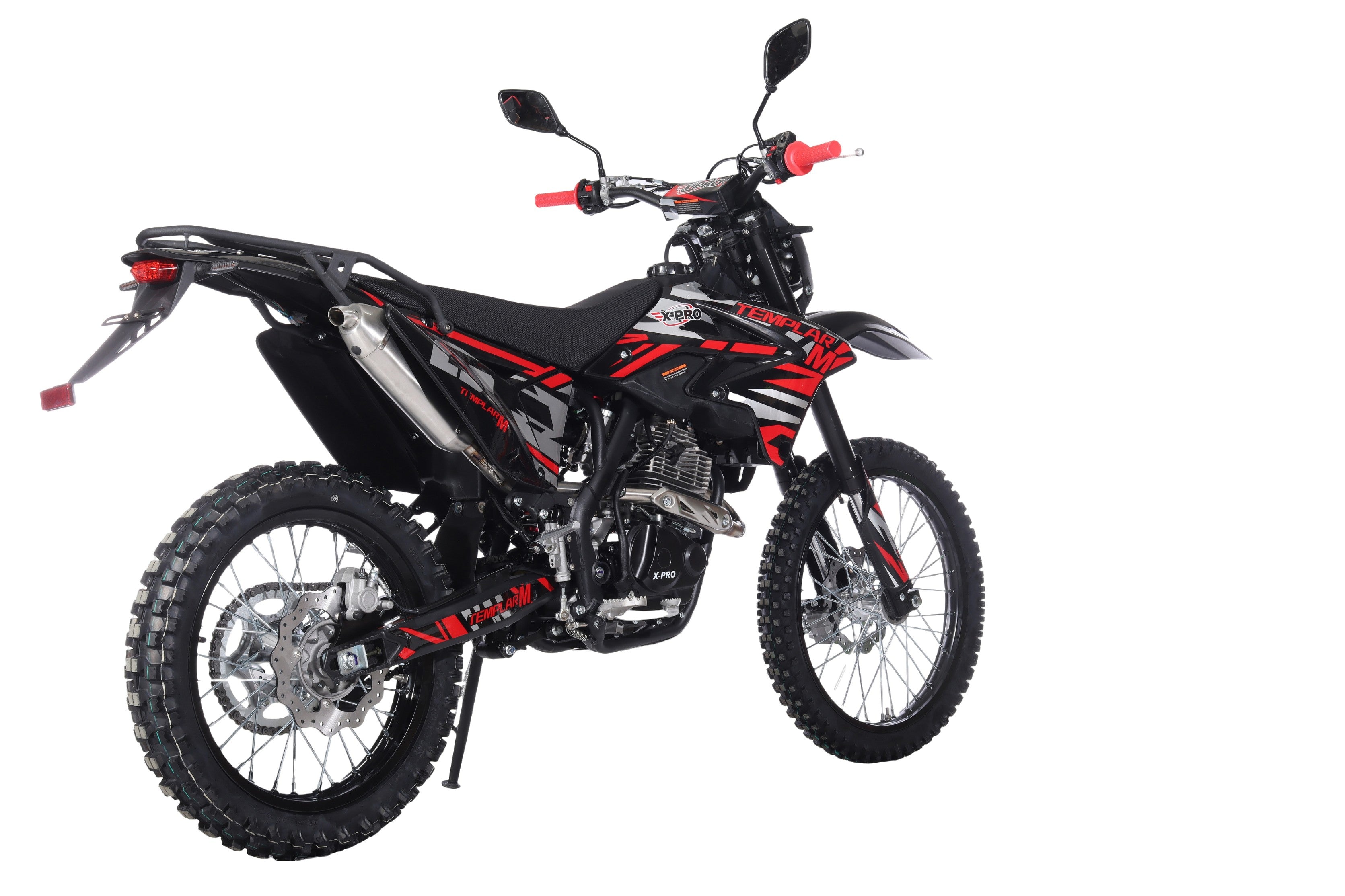 Free Shipping! TEMPLAR M 250cc Dirt Bike with All Lights and 5