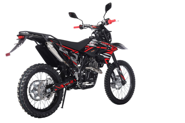 Free Shipping! TEMPLAR M 250cc Dirt Bike with All Lights and 5-Speed Manual Transmission,  Electric/Kick Start! Big 21in/18in Wheels! Zongshen Brand Engine!