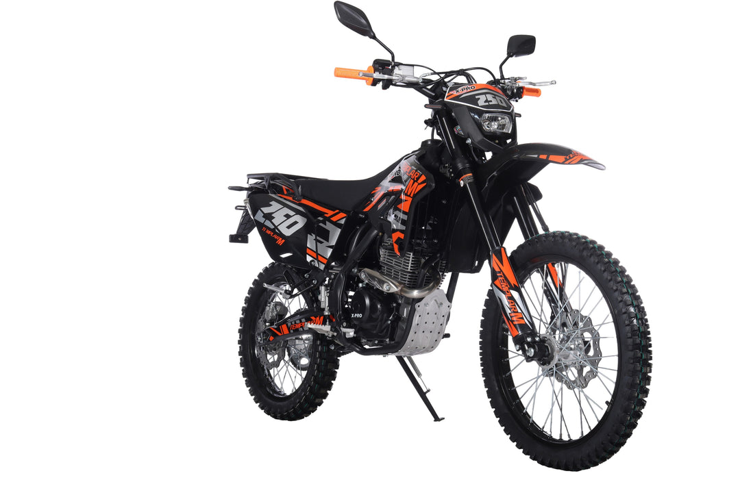 Free Shipping! TEMPLAR M 250cc Dirt Bike with All Lights and 5-Speed Manual Transmission,  Electric/Kick Start! Big 21in/18in Wheels! Zongshen Brand Engine!