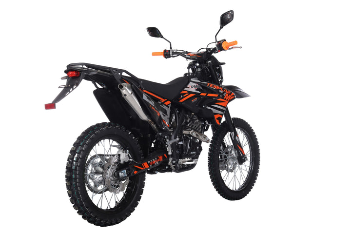 Free Shipping! TEMPLAR M 250cc Dirt Bike with All Lights and 5-Speed Manual Transmission,  Electric/Kick Start! Big 21in/18in Wheels! Zongshen Brand Engine!