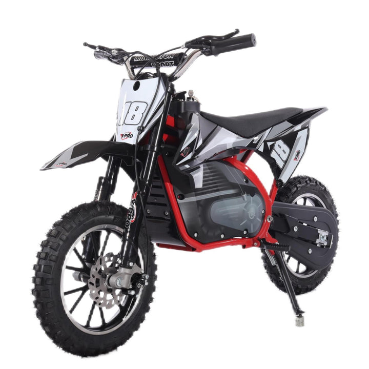 Free Shipping! X-PRO XP500E 500W 36V Electric Dirt Bike with Chain Drive! 10in Wheels! Disc Brakes!