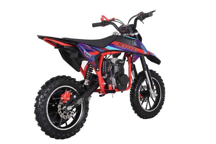 X-PRO Leopard Mini Dirt Bike, Gas Power 4 Stroke Dirt Bike! 40CC Pit Bike, Pull Start, 10" Wheels!