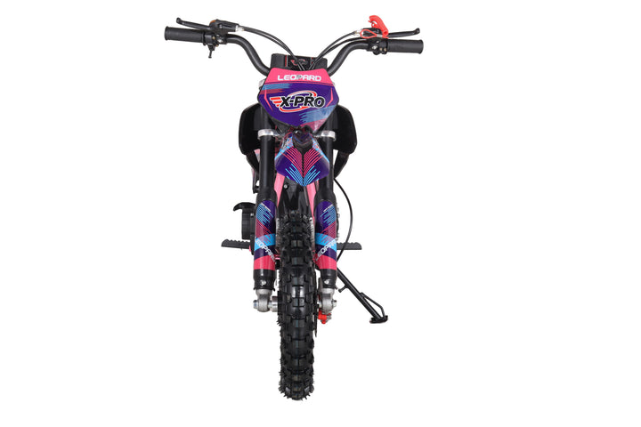 X-PRO Leopard Mini Dirt Bike, Gas Power 4 Stroke Dirt Bike! 40CC Pit Bike, Pull Start, 10" Wheels!