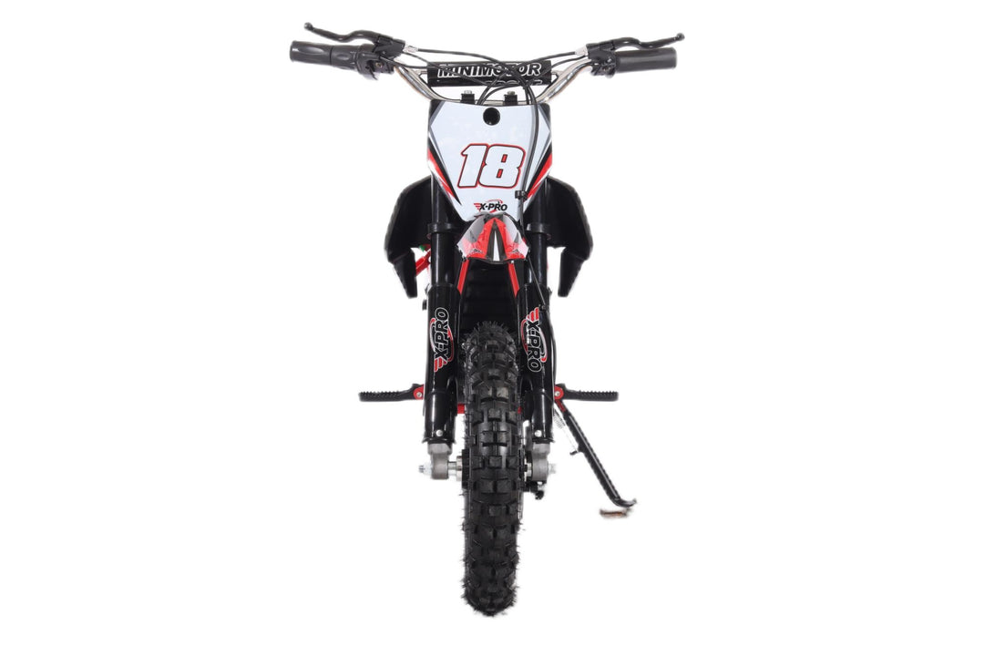 Free Shipping! X-PRO XP500E 500W 36V Electric Dirt Bike with Chain Drive! 10in Wheels! Disc Brakes!